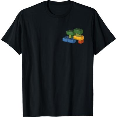 Kids Brick Builder Bricks Pocket Building Blocks T-Shirt
