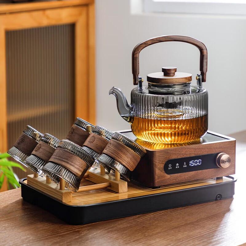 YIHUTEA Xiangling Glass Tea Set with Electric Stove