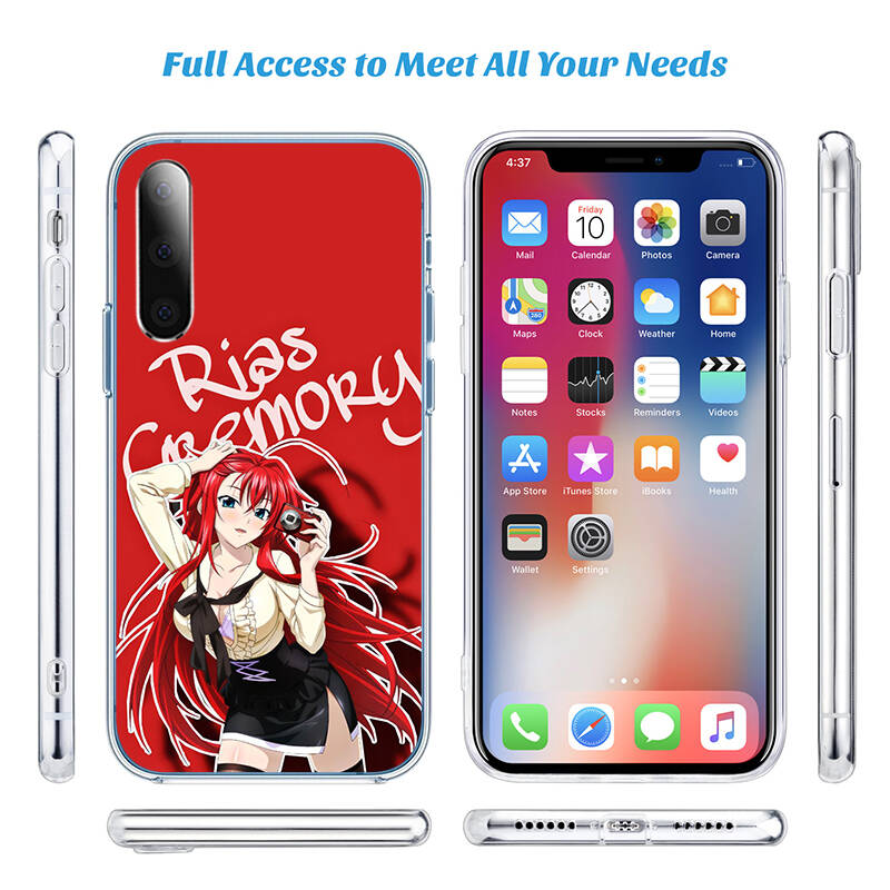 Rias Gremory Case for Motorola E7 E22 E20 E13 E15 E22S E30 E40 G10 G20 G04 G22 G23 G05 G75 G35 G55 G6 G7 G8 G9 Plus Power Play
