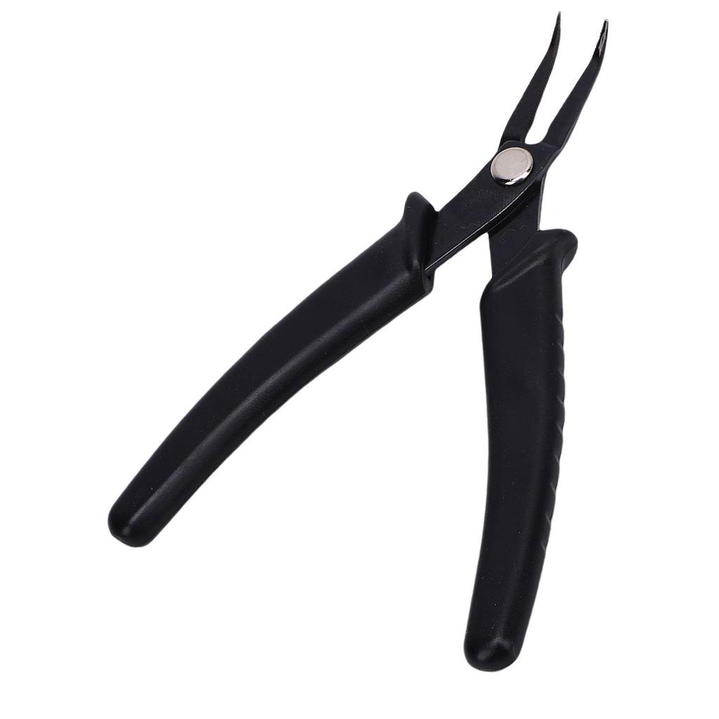 Badminton Racket Stringing Tool 14cm Curved Nose Stringing Pliers Carbon Steel with Ergonomic Handle for Tennis Rackets