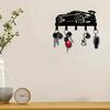 Metal Key Hook Wall Mount Multi Functional Kitchen Bathroom Garage Organizer