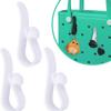 3Pcs Beach Bag Storage Hook Multi-Purpose Plastics Hooks Universal Insert Charm Hanging Sundries Organizer Beach Bag Accessories