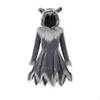 Wolf Costume with Hood Halloween Dress Gray for Cosplay