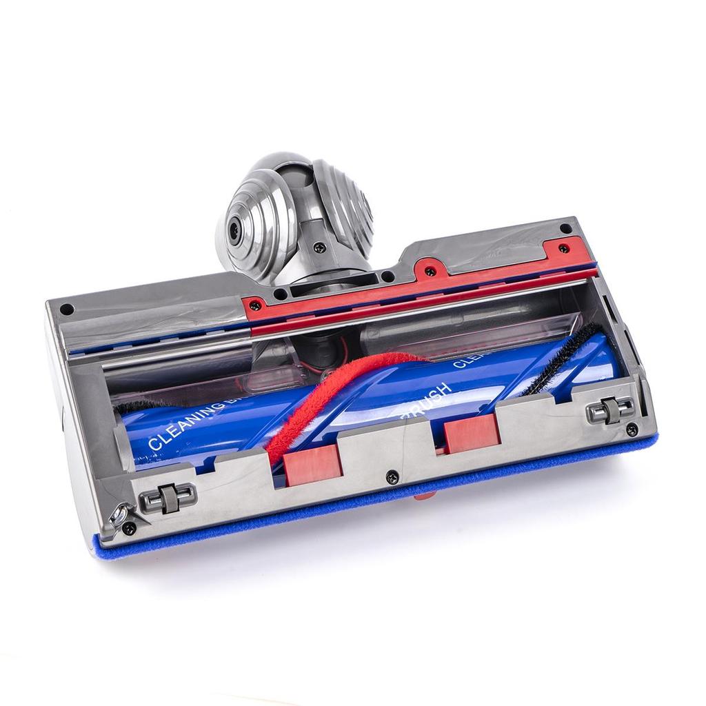 Testa Spazzola Elettrica per Pavimento Compatibile con Aspirapolvere Dyson V7 V8 V10 V11 V15, Testa Mop di Ricambio con Luce LED Verde per la Polvere