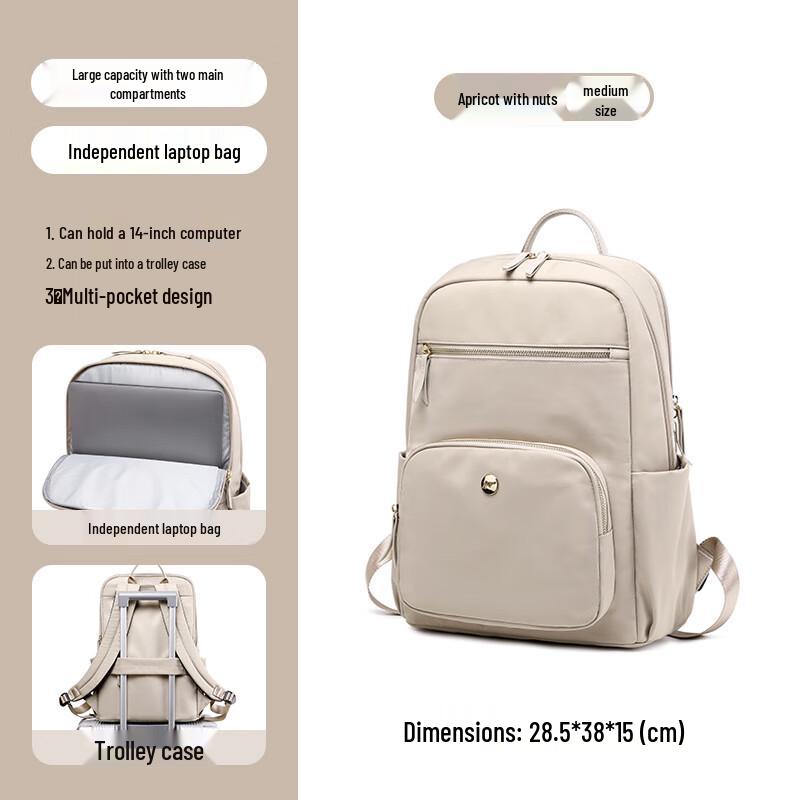 Fashion Commuter Laptop Backpack Medium