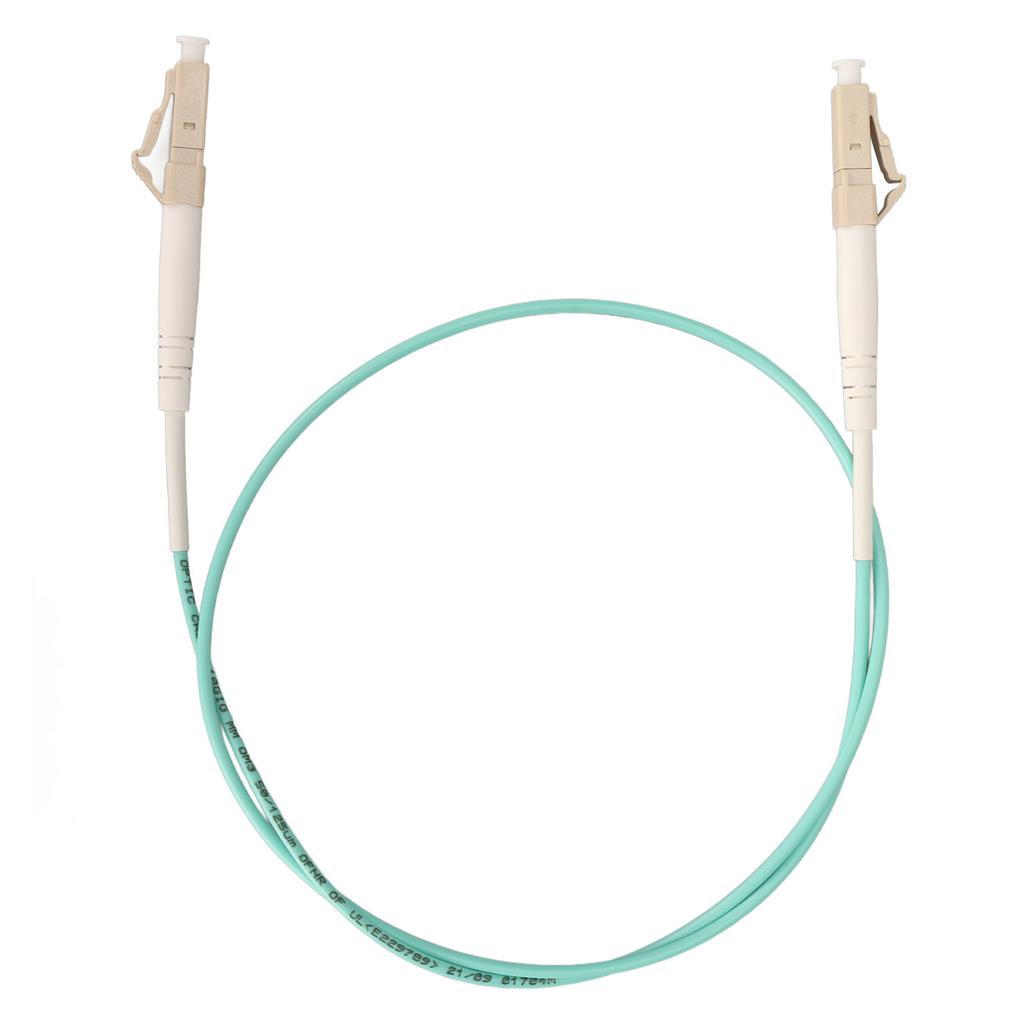 Fiber Patch Cable OM3 Core 0.5M LC to LC Simplex Multimode Fiber Optic Cable for SFP Transceivers