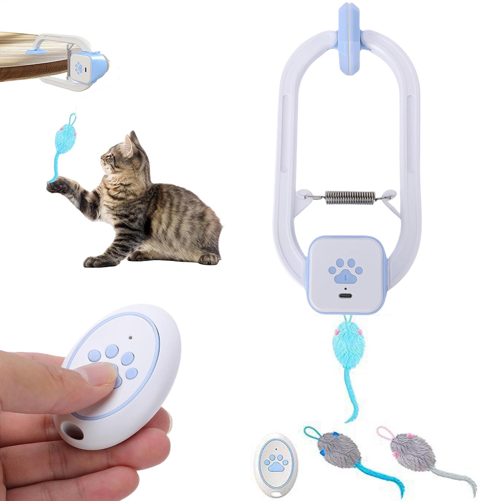 Electric Door Hanging Cat Toy Interactive Retractable plaything Funny Self-hey kitten Scratch Rope Mouse Interactive Cat Toy China Mainland
