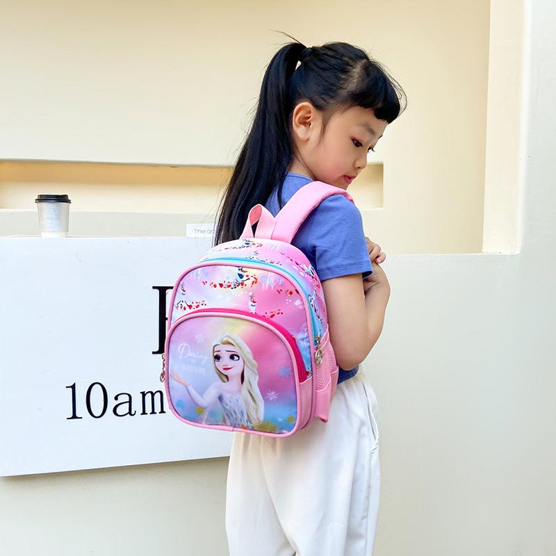 2025 Spot Cartoon Cute Kindergarten Backpack Boys and Girls 3-6 Years Old Children's Schoolbag Trendy Fashion Princess Bag