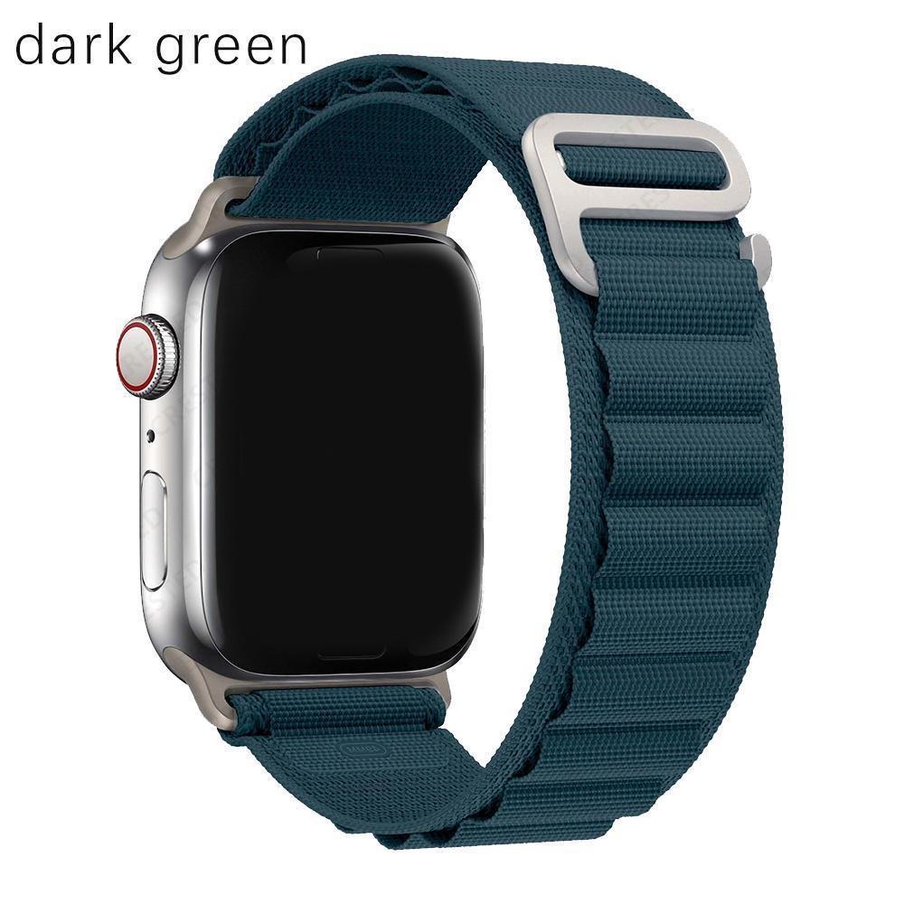Alpine Loop Band for Apple Watch Ultra 2/Ultra 49mm 45mm 41mm 44mm 40mm 42mm Sport Nylon Outdool Breathable Strap for iWatch Series 9 8 7 SE 6 5 4 3