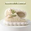 Cotton slippers autumn and winter 2025 new indoor home thick-soled plush slippers winter