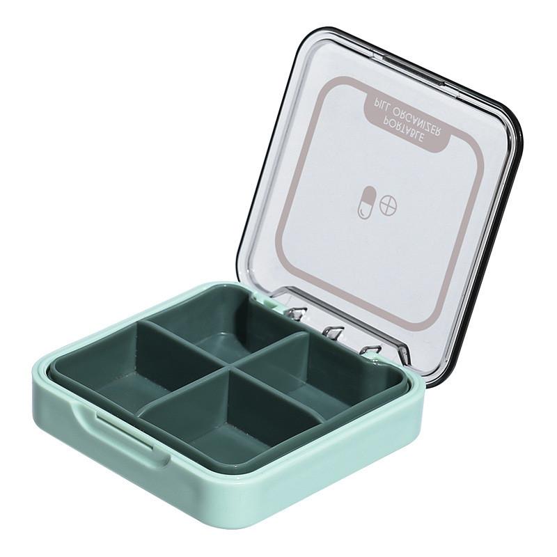 Travel Pocket Medicine Organizer With Divided Compartments For Outdoor Use