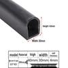 D-Shaped Silicone Sealing Strip: High-Temperature, Water-Retaining, Self-Adhesive, Anti-Collision, Shock-Absorbing for Doors & Windows