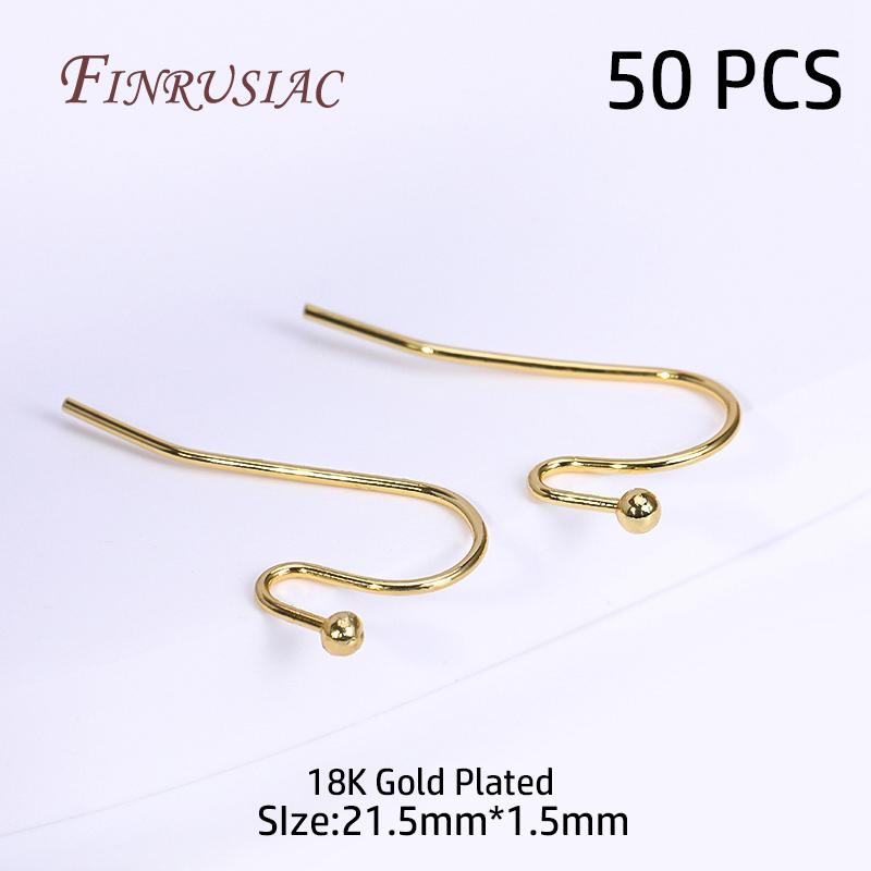 18K Gold Plated Earring Settings Jewelry Findings,Earring Hoops Ear wire/Earring Stopper Nuts/DIY Earring Making Supplies