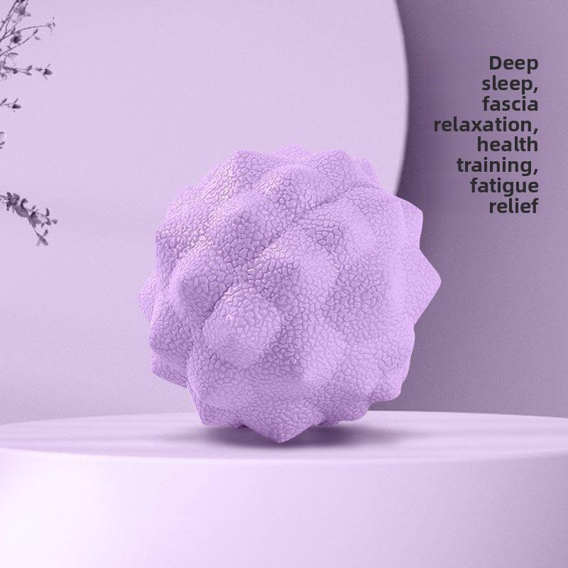 

Massage Ball Textured Yoga Physio Roller Solid Dual Exercise for Foot Neck Shoulder Muscle Relief Relaxation Versatile