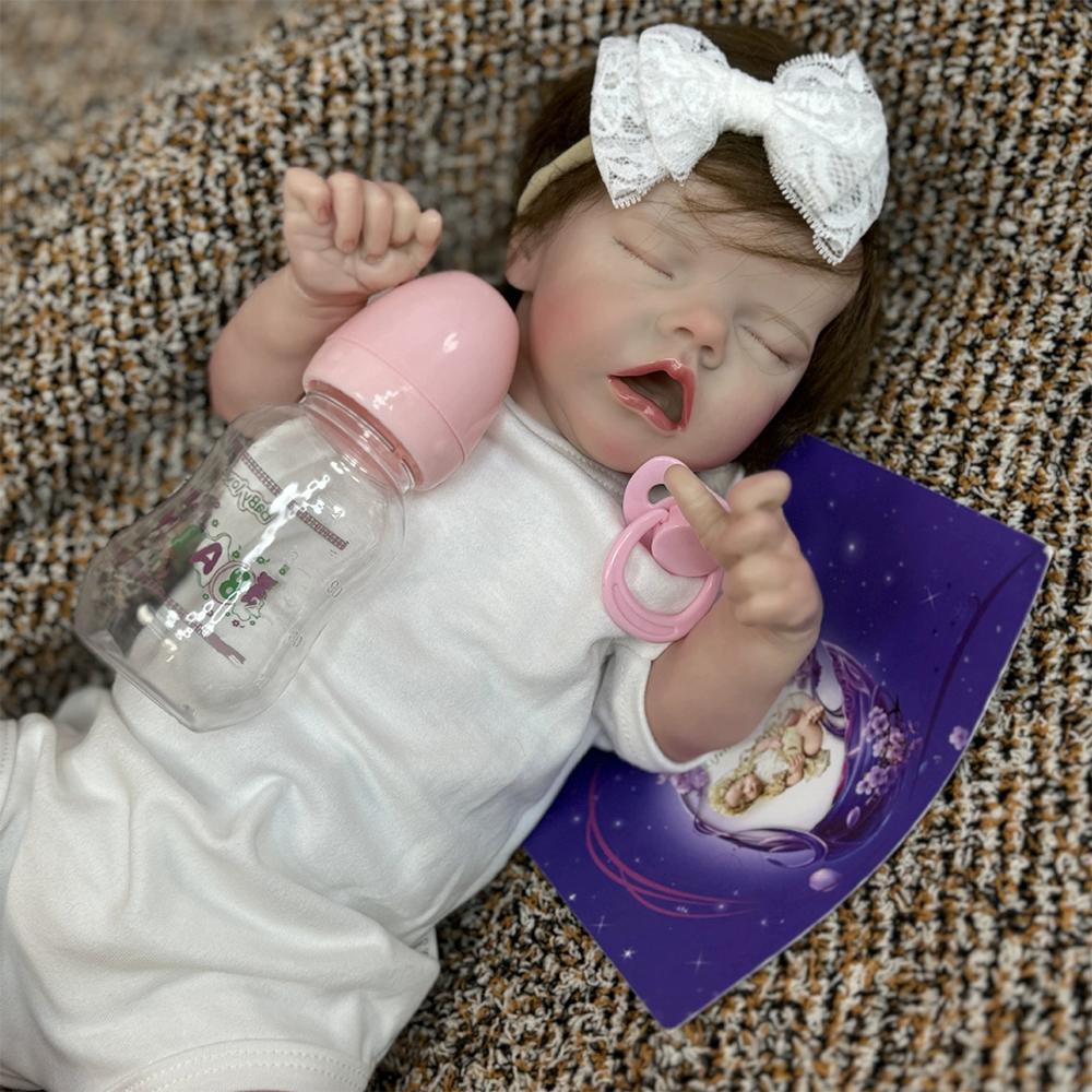 Reborn Baby Doll Girl 40cm Twin Exquisite Painted rebirth Doll Realistic Baby Toy