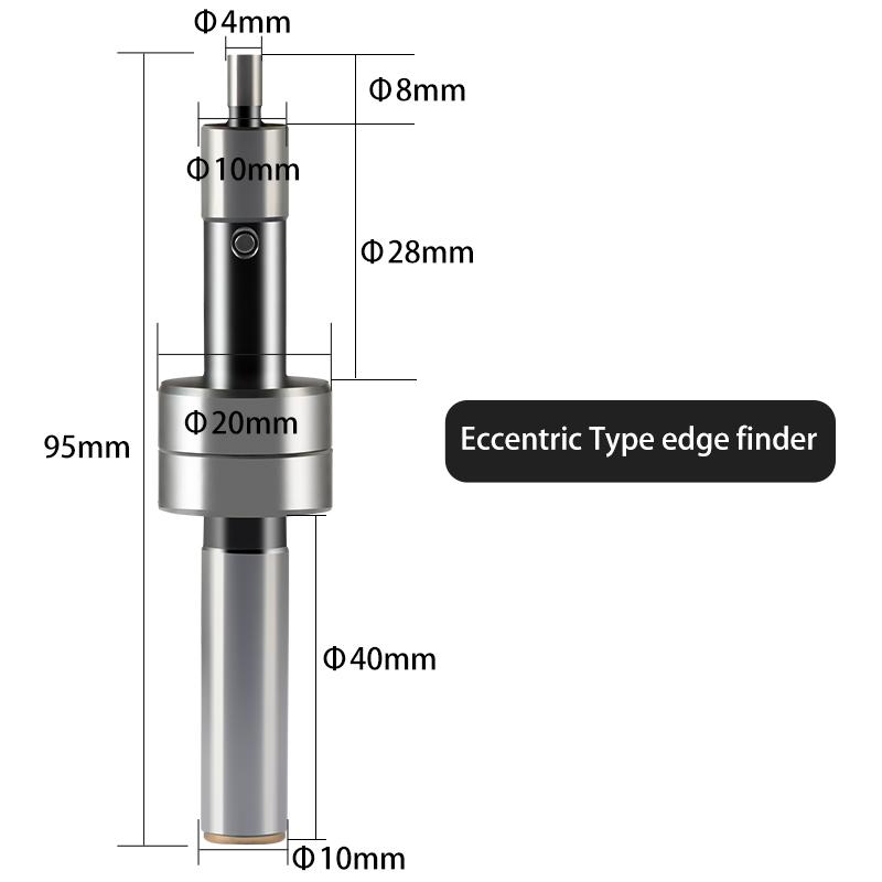 Mechanical Edge Finder 10MM For Mill CNC Lathe Machine Touch Point Sensor Machine Milling Tool Work Quickly Measurement Tool