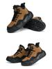 Men's Lightweight Steel Toe Safety Shoes: Anti-Smash, Anti-Puncture, Breathable, Fashionable, and Wear-Resistant Work Footwear.