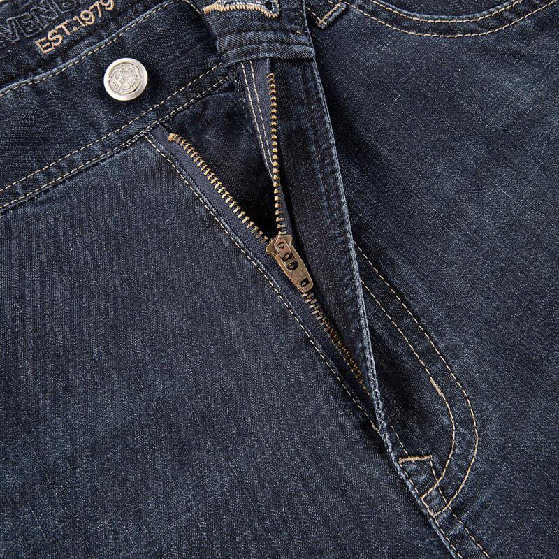 SEVEN Men's Lyocell & Silk Blend Business Slim Fit Denim Jeans
