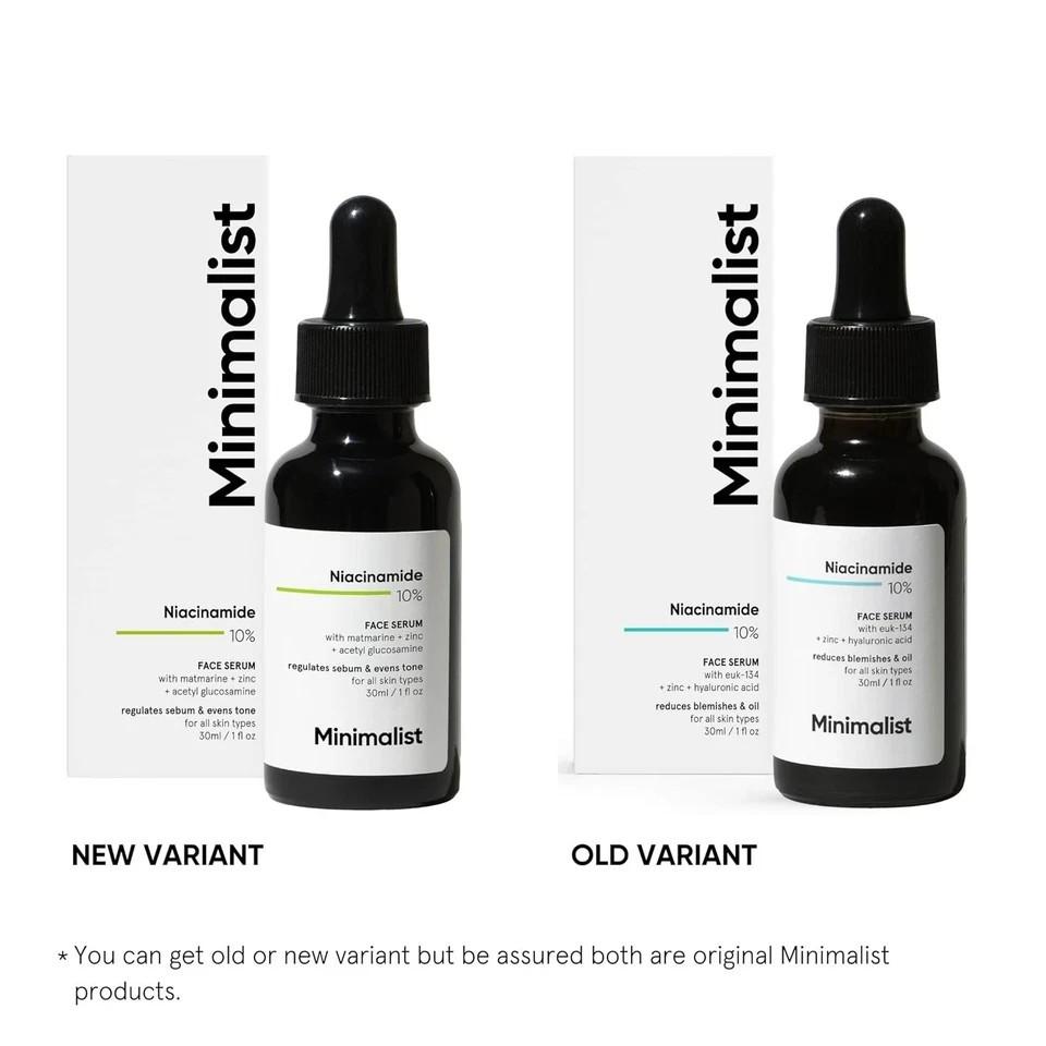 Minimalist 10% Niacinamide Face Serum For Nourishing Skin 30ml