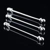 Men Copper Round Head Ball Tie Collar Bar Pin Brooch Screw Tip Wedding Decor