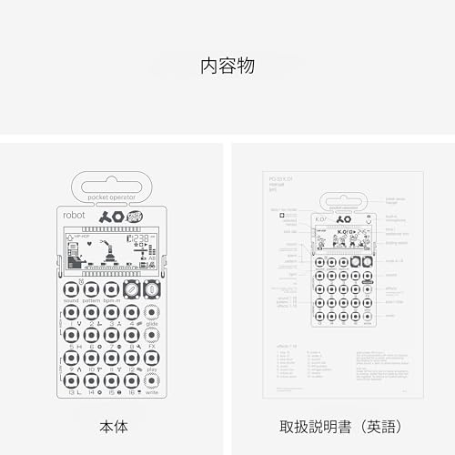Teenage Engineering Pocket Operator 8-bit Synth PO-28 Robot [Official Import]