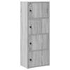 Bookshelf Grey Sonoma 40x24x102 cm Engineered Wood
