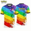 2026 Pokémon Graphic Football Jersey Japanese Anime T-shirt Spring Sports Dry Quickly Men's T-Shirt Kid's Clothing Tee Y2k Woman