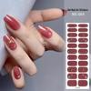New Style Red Book Gel Nail Stickers: Semi-Western, Korean No-Bake Nail Art