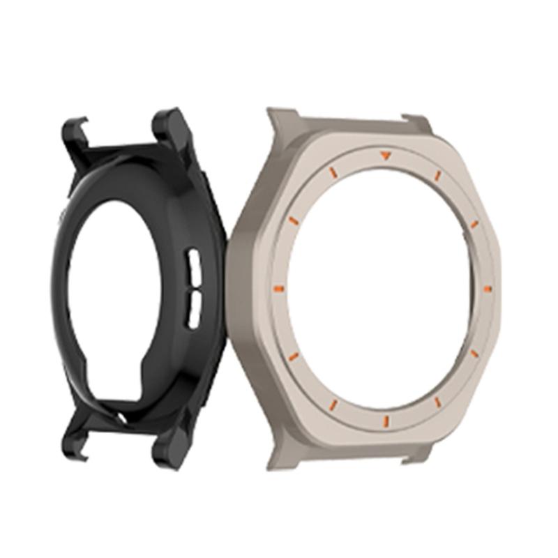 Heavy Duty Metal Case Housing Guard Sleeve Shell For Smartwatch Enhancing Durability Scratch Resistance Modern Aesthetic