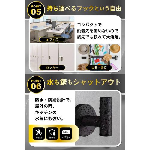 Super Strong Neodymium Magnet Hooks, N52, Heavy-Duty Capacity, Set of 2, Rubber Coated, Ideal for Tool Shelves, Car Camping, Entryways, and Metal Surf