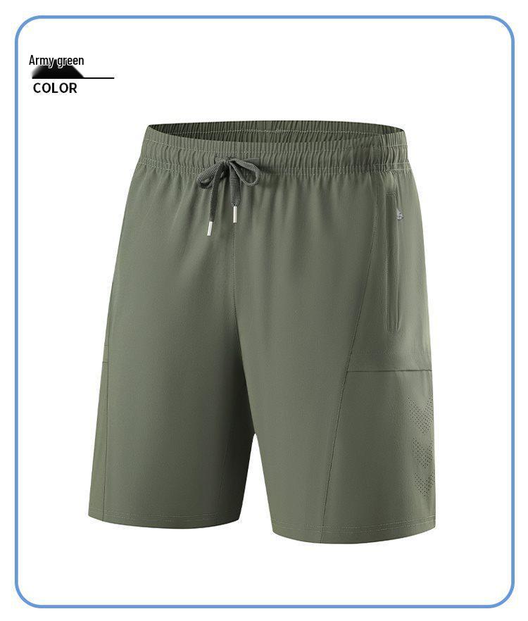 L-8XL Summer Men's Perforated Quick-Dry Running Shorts