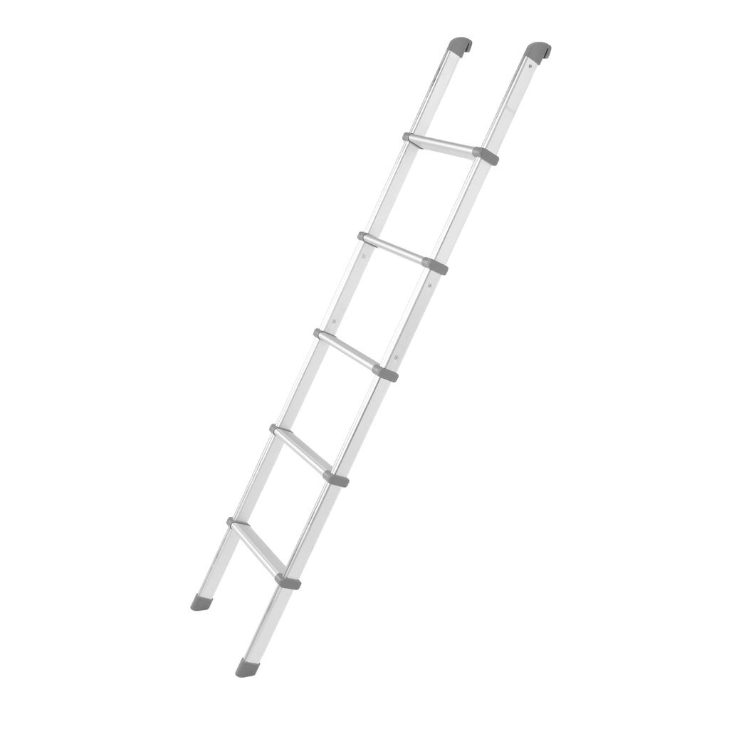 59.84in RV Bed Ladder Aluminum Alloy 5 Steps Slip Proof Removable Ladder with Safety Handrail for Motorhome Trailer