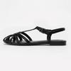 Fashion Hollow Narrow Band Gladiator Sandals for Women Luxury Ankle Strap Buckle Design Flat Sandals Summer Sexy Beach Sandals