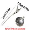 10pcs Candle Wick Clips Candle Making Accessories Wick Centering Device DIY Scented Candle Multi Style Candle Wick Holders