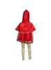 Costume Cappuccetto Rosso per Bambine da 1 a 3 Anni: Set Vestito e Mantello da Strega per Cosplay di Halloween