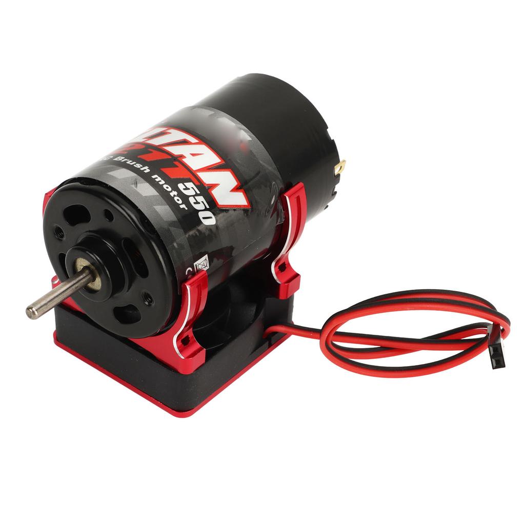 550 Brushed Motor 21T Low Noise Heat Dissipation RC Car Brushed Motor for SCX10 90046