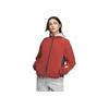 Sport Lifestyle Serie Lässige Slim Fit Wendbare Stehkragenjacke Damenjacken Weich-Rot JM4247