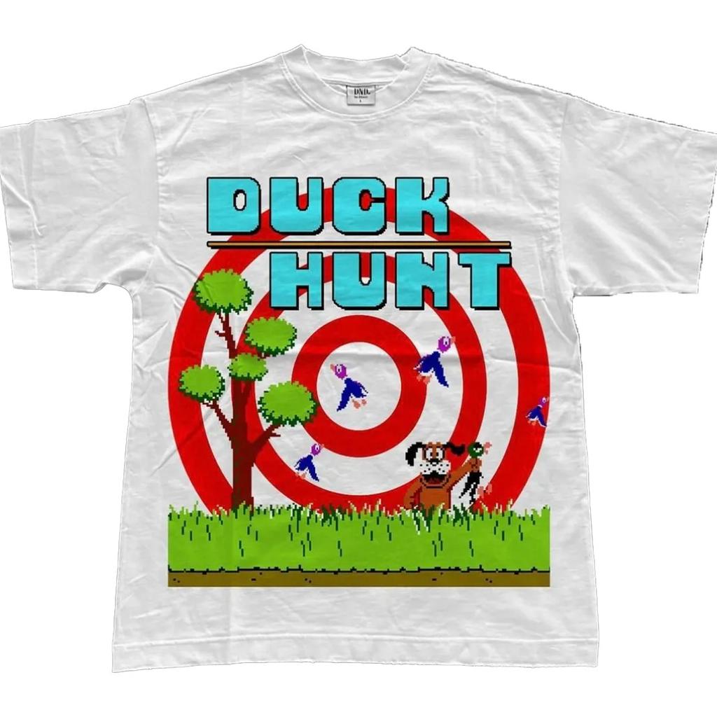 DUCK HUNT Tee Vintage Game Play Shirt S-5XL
