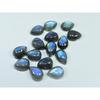 10X13MM Natural Labradorite Blue Fire Pear Cabochon Loose Gemstone 15Pcs Lot C-1106