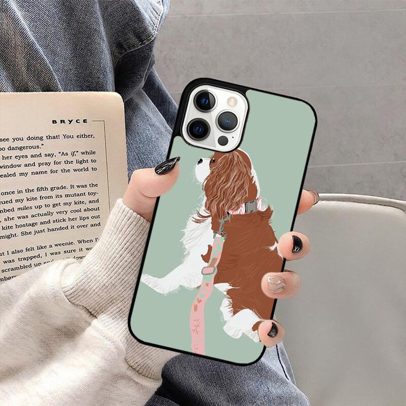 Cavalier King Charles Spaniel Dog Phone Case Cover For iPhone 17 Air 16 15 14 Plus 11 12 13 Pro  Max Coque Cover Shell