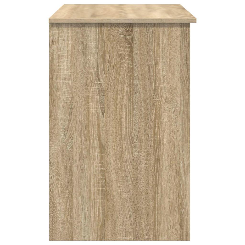 vidaXL Schreibtisch mit Stauraum Sonoma Eiche 90x49.5x75 cm Holzwerkstoff