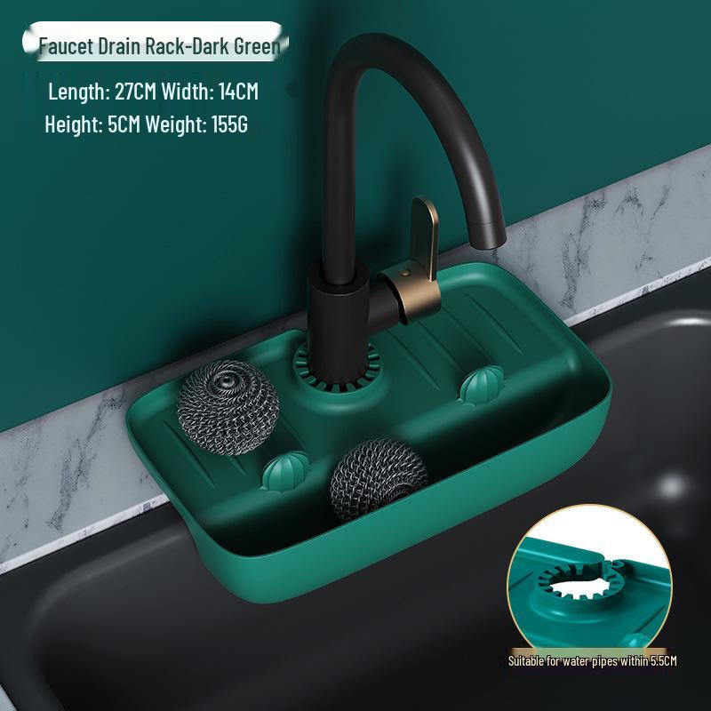 

Оригинальная подставка для хранения на кухне для губок и тряпок Faucet Drain Rack