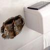 Funny Squirrel Mouse Wall Sticker Toilet Lid Stickers, Bedroom Entrance Living Room Porch Home Decora Waterproof Decals Stickers S744