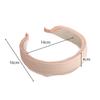 Wide Headband Women Fashion Fabric Hairband High Crown Effect Daily Wear Face Washing Hair Accessory Adjustable Hair Clip Stretchy