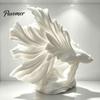 Graceful Fish Figurines Elegant Betta Sculpture Statue, 3D Printed Flowing Fins Sophisticated Display Pieces Figurine, Modern Art Ornament for Living