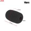 JCD 10pcs Mini Microphone Foam Covers Mic Protector Covers Replacement Headset Windshield Sponge Cover Microphone Cover For Mic