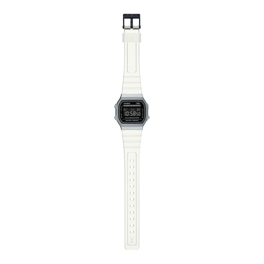 Casio Men's Resin Water Resistant Alarm Quartz Watch A168XES-1B
