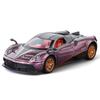 1/32 Scale Pagani Huayra BC Model Diecast Metal Racing Car Vehicle Model Simulation Sound and Light Children Toy Gift