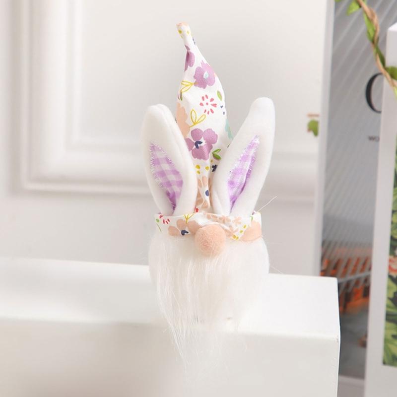 Decorazione Coniglio di Pasqua Festiva Bambola Gnomo Scandinava Luminosa Ornamento per Decorazioni Casa, Feste e Regali