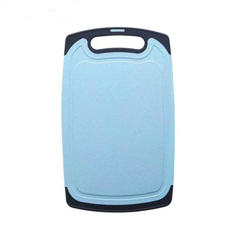 Wheat Straw Cutting Board Vegetable Meat Chopping Board Hanging Hole Spilover Prevention Kitchen Accessory